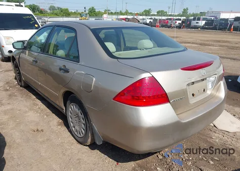 2006 Honda Accord 2.4 Vp из США, поврежденный, VIN 1HGCM56106A059648